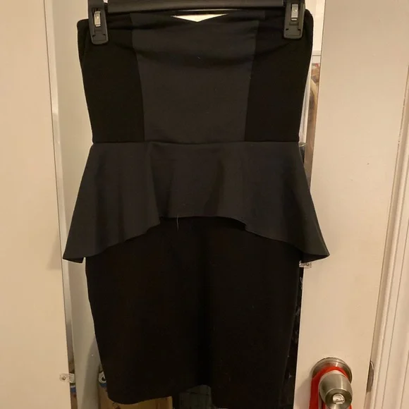 open lace back dress Sassy Peplum Sweater Tube Top  Adeline